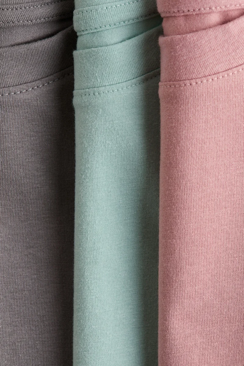 H&M 3-pack cotton tops